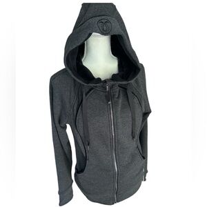 lululemon athletica Dark Gray Scuba Plush Zip-Up Hoodie NWT